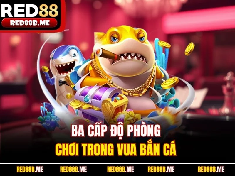 Ba cấp độ phòng chơi trong vua bắn cá