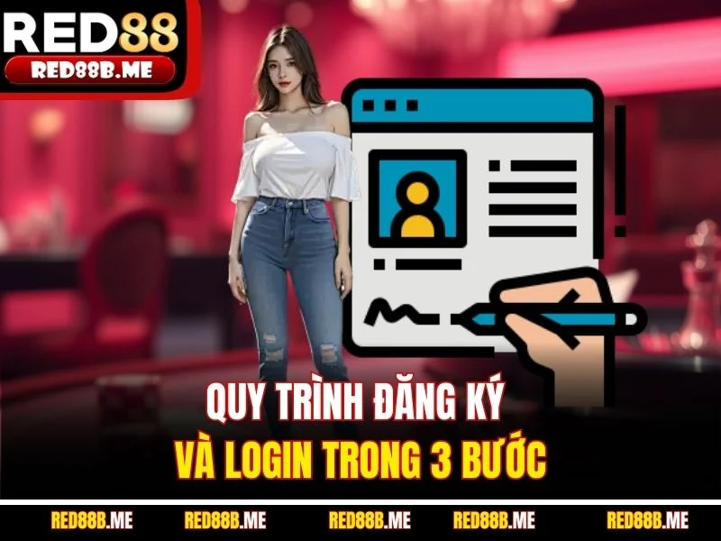 Quy trình đăng ký và login trong 3 bước